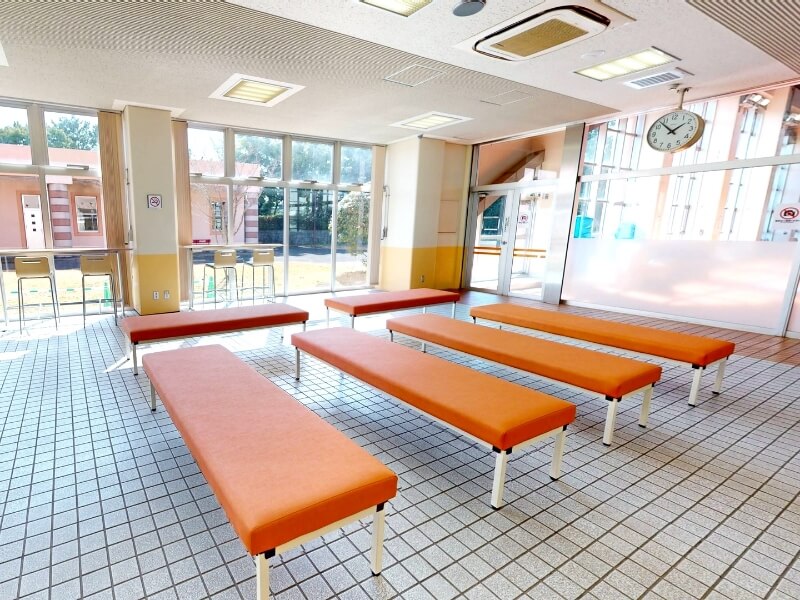 木更津市健康増進センター いきいき館の休憩スペース