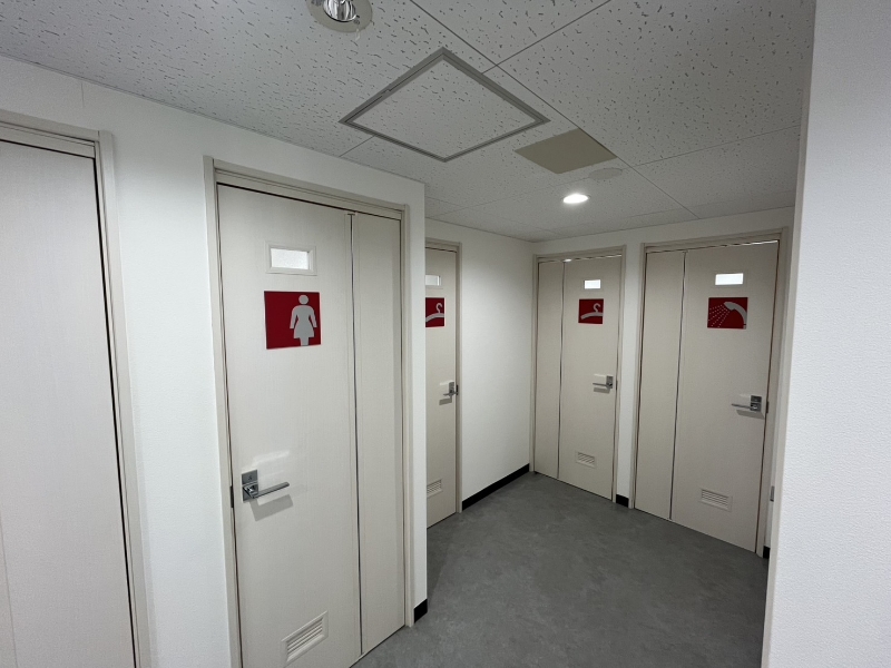 パーソナルトレーニングジム ライジング 武庫之荘店の更衣室