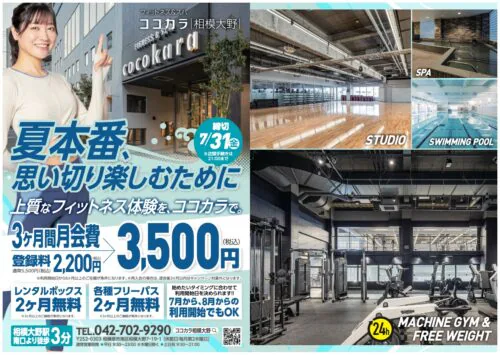 【7/31まで】キャンペーン！3ヶ月間3,500円/月(税込)！ チラシ画像