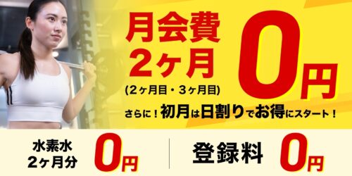 【6/30まで】登録料+2ヶ月分月会費+オプションがお得！ チラシ画像