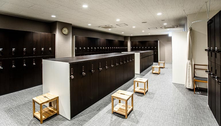 スポーツクラブ ルネサンス 蒔田24のロッカールーム