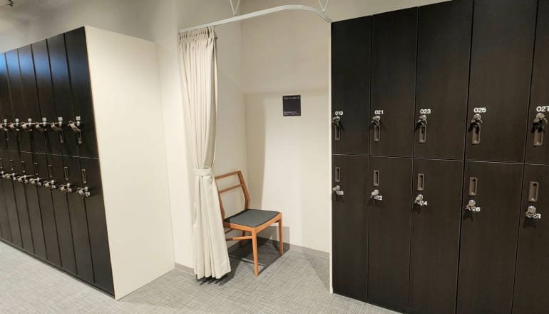 スポーツクラブ ルネサンス 蒔田24のロッカールーム