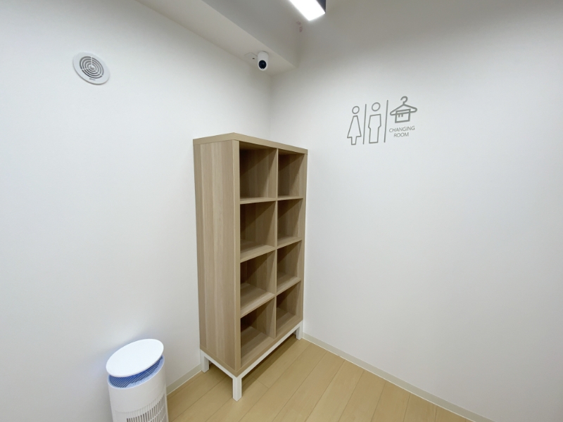 Square Fitness KAWAGOE(スクエアフィットネス川越神明町)の更衣室