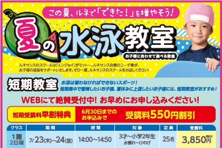 スイミングクラブ ルネサンス 新所沢施設写真