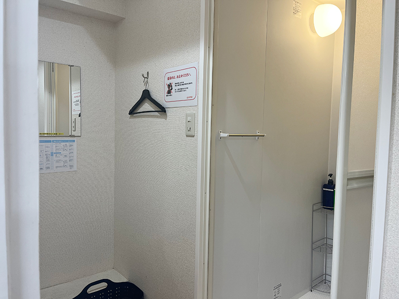 A-1EXPRESS 浜田山店の更衣室