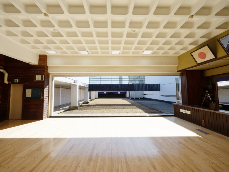 江戸川区総合体育館の弓道場
