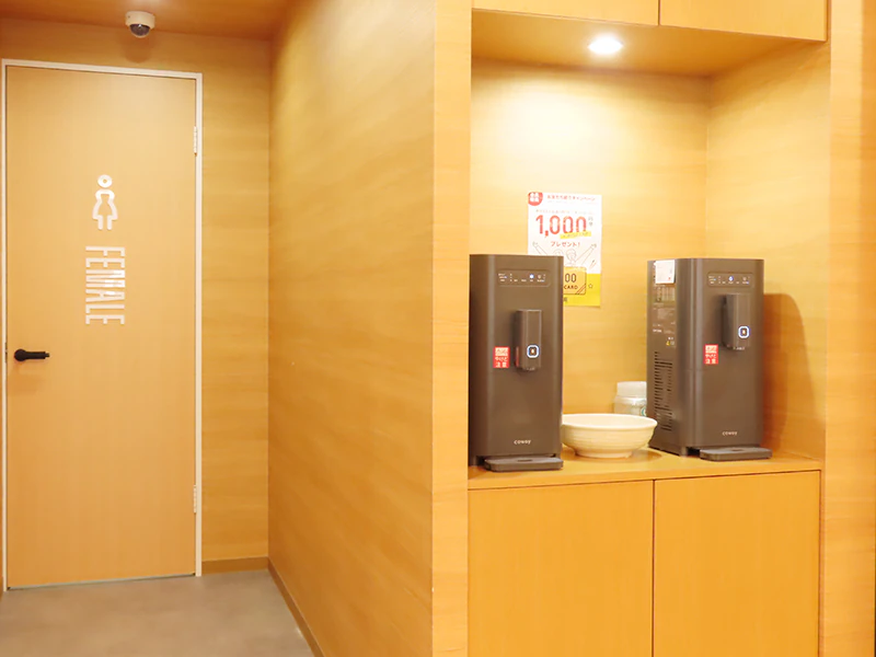 Square Fitness Ueno(スクエアフィットネス上野)のウォーターサーバー