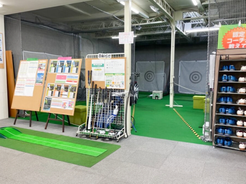 ステップゴルフ拝島店のゴルフレンジ