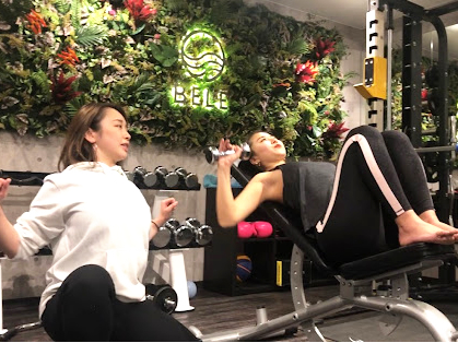 BELE BODY MAKE STUDIO(ベーレ ボディメイクスタジオ) 用賀店のトレーニング
